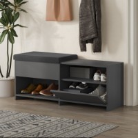 Rafturi pentru pantofi Hanah Home Filux Bench Anthracite imaginea #4 — magazin online Desire.md