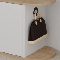 Обувница Hanah Home Nova Shoe Bench Oak White фото №5 — интернет-магазин Desire.md