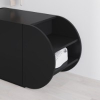 Обувница Hanah Home Pozy Shoe Bench Black фото №4 — интернет-магазин Desire.md
