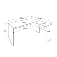 Письменный стол Hanah Home Rms-320-Oo-1 фото №8 — интернет-магазин Desire.md