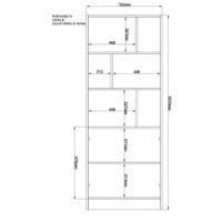 Etajeră Hanah Home Beyza Rb-023 imaginea #3 — magazin online Desire.md