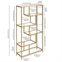 Etajeră Hanah Home By-30 Gold Transparent imaginea #7 — magazin online Desire.md