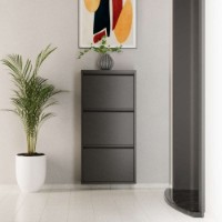 Rafturi pentru pantofi Hanah Home 3 Piece Metal Anthracite imaginea #2 — magazin online Desire.md