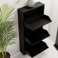 Rafturi pentru pantofi Hanah Home 3 Piece Metal Black imaginea #5 — magazin online Desire.md