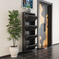 Rafturi pentru pantofi Hanah Home 4 Piece Metal Anthracite imaginea #6 — magazin online Desire.md