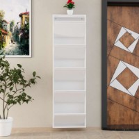 Rafturi pentru pantofi Hanah Home 5 Piece Metal White imaginea #3 — magazin online Desire.md