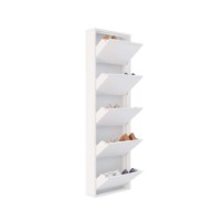 Rafturi pentru pantofi Hanah Home 5 Piece Metal White imaginea #8 — magazin online Desire.md