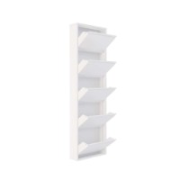 Rafturi pentru pantofi Hanah Home 5 Piece Metal White imaginea #10 — magazin online Desire.md