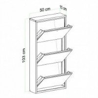 Обувница Hanah Home Locking 3 Piece Metal White фото №10 — интернет-магазин Desire.md