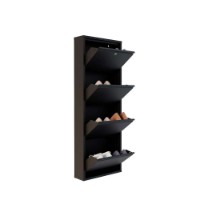 Rafturi pentru pantofi Hanah Home Locking 4 Piece Metal Black imaginea #8 — magazin online Desire.md