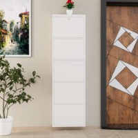 Обувница Hanah Home Locking 5 Piece Metal White фото №2 — интернет-магазин Desire.md