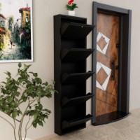 Обувница Hanah Home Locking 5 Piece Metal Black фото №4 — интернет-магазин Desire.md