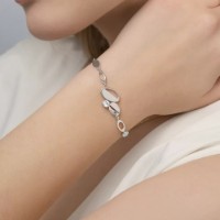 Браслет из белого золота с бесцветным топазом Platina 05-0747-00-201-1120 3,98g фото №4 — интернет-магазин Desire.md