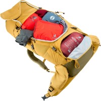 Rucsac Deuter Aircontact 60+10 Savanna-Nori imaginea #3 — magazin online Desire.md
