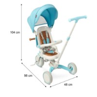 Bicicletă copii Toyz Faro Blue (0363) imaginea #2 — magazin online Desire.md