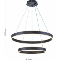 Lustră Flitz Leuchten Helix BK FL6032-2P imaginea #3 — magazin online Desire.md