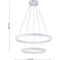 Lustră Flitz Leuchten Helix WH FL6033-2P imaginea #3 — magazin online Desire.md