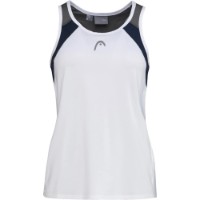 Maiou pentru copii Head Club 22 Tank Top Girls 128 White/Dark Blue imaginea #1 — magazin online Desire.md