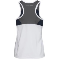 Maiou pentru copii Head Club 22 Tank Top Girls 152 White/Dark Blue imaginea #2 — magazin online Desire.md