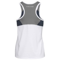 Детская майка Head Club 22 Tank Top Girls 152 White/Navy фото №2 — интернет-магазин Desire.md