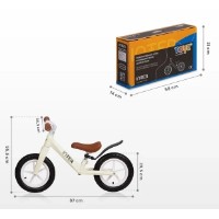 Bicicleta fără pedale Toyz  Inter Cream (02540) imaginea #7 — magazin online Desire.md