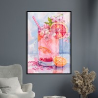 Pictură ArtShop Cocktail with Flowers 30x45cm  (PET247-XL)