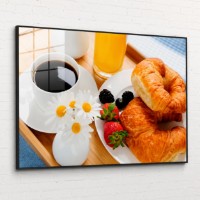 Pictură ArtShop Coffee with Сroissant 45x30cm (PET6-XL)