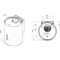 Вытяжка Backer Nona Mini W4031 Satin фото №4 — интернет-магазин Desire.md