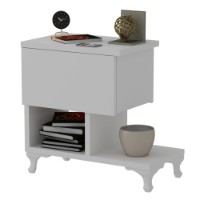 Прикроватная тумба Hanah Home Cast White фото №7 — интернет-магазин Desire.md