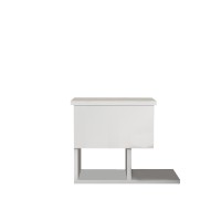 Noptieră Hanah Home Yasso White imaginea #5 — magazin online Desire.md