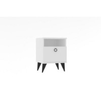 Noptieră Hanah Home Barlo White imaginea #3 — magazin online Desire.md