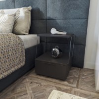 Noptieră Hanah Home Tekoba Anthracite