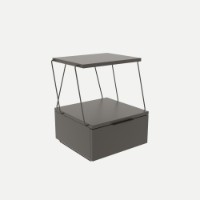 Noptieră Hanah Home Tekoba Anthracite imaginea #2 — magazin online Desire.md