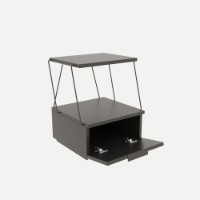 Noptieră Hanah Home Tekoba Anthracite imaginea #3 — magazin online Desire.md