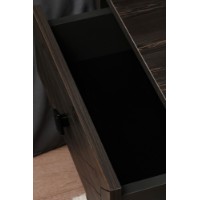 Noptieră Hanah Home Luna Dark Brown imaginea #5 — magazin online Desire.md