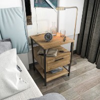 Noptieră Hanah Home Alba Black Oak imaginea #3 — magazin online Desire.md