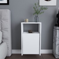 Noptieră Hanah Home Carlin White imaginea #1 — magazin online Desire.md