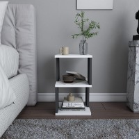 Прикроватная тумба Hanah Home Carter White Anthracite