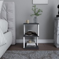 Прикроватная тумба Hanah Home Carter Anthracite White