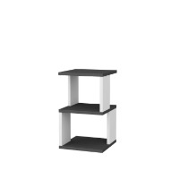 Прикроватная тумба Hanah Home Carter Anthracite White фото №4 — интернет-магазин Desire.md