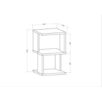 Прикроватная тумба Hanah Home Carter Anthracite White фото №6 — интернет-магазин Desire.md