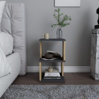 Прикроватная тумба Hanah Home Carter Anthracite Oak