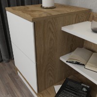 Noptieră Hanah Home Rena White Oak imaginea #3 — magazin online Desire.md