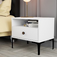 Noptieră Hanah Home Lizbon White