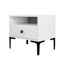Noptieră Hanah Home Lizbon White imaginea #4 — magazin online Desire.md