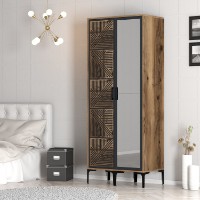 Dulap Hanah Home Kumsal PR Walnut Anthracite imaginea #3 — magazin online Desire.md