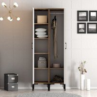 Dulap Hanah Home Kumsal PR Walnut White imaginea #2 — magazin online Desire.md