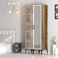 Dulap Hanah Home Kumsal PR Walnut White imaginea #3 — magazin online Desire.md