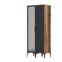 Dulap Hanah Home Kumsal RS Walnut Anthracite imaginea #5 — magazin online Desire.md