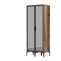 Dulap Hanah Home Kumsal RR Walnut Anthracite imaginea #5 — magazin online Desire.md